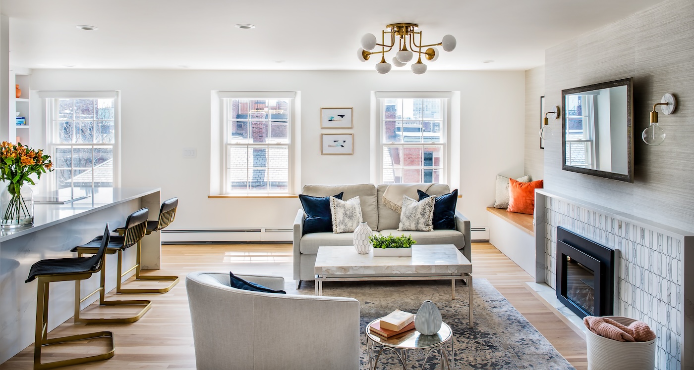 Beacon Hill Whole-Condo Renovation • Boston MA Interior Design ...