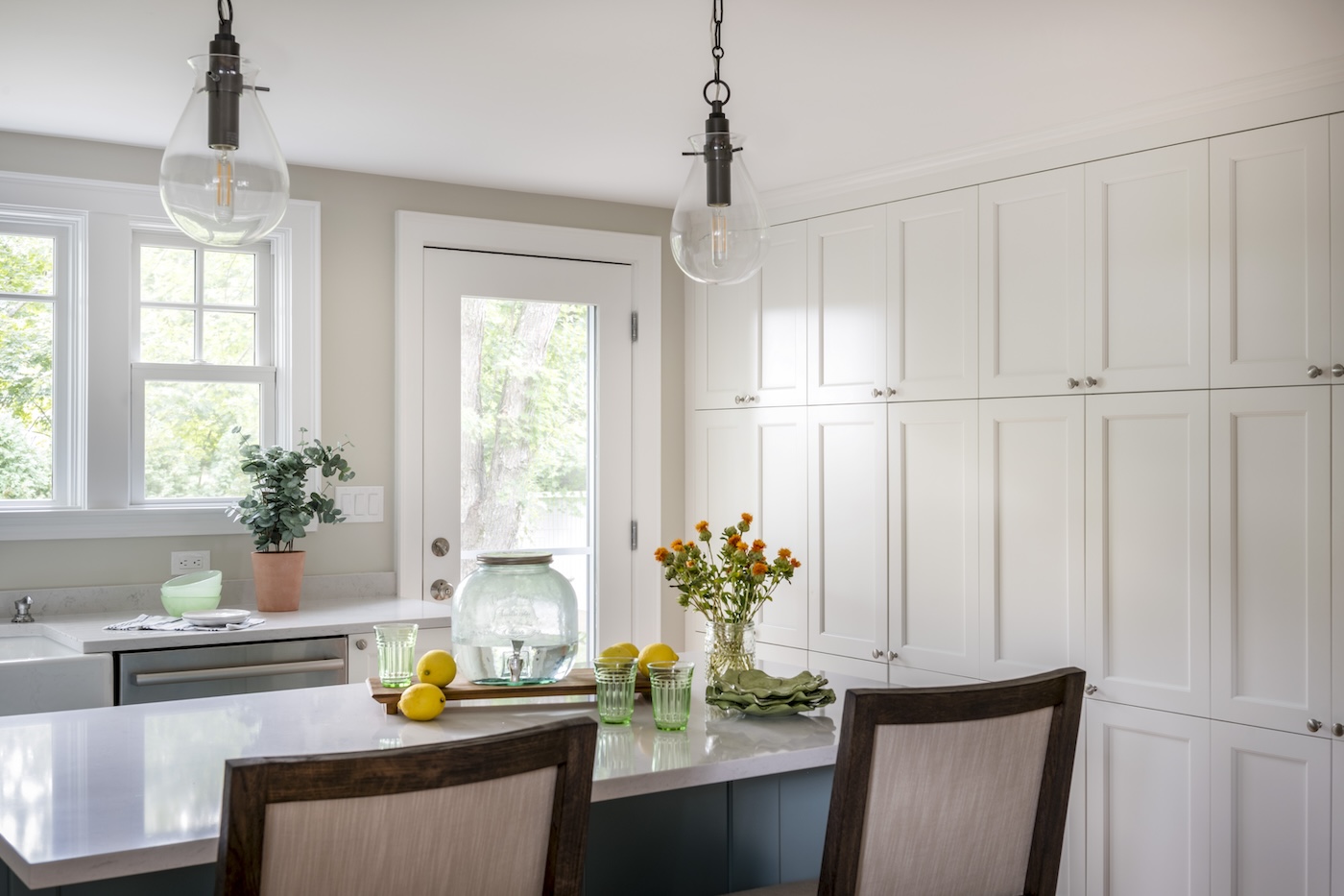 Kitchen Interior Design White Cabinetry