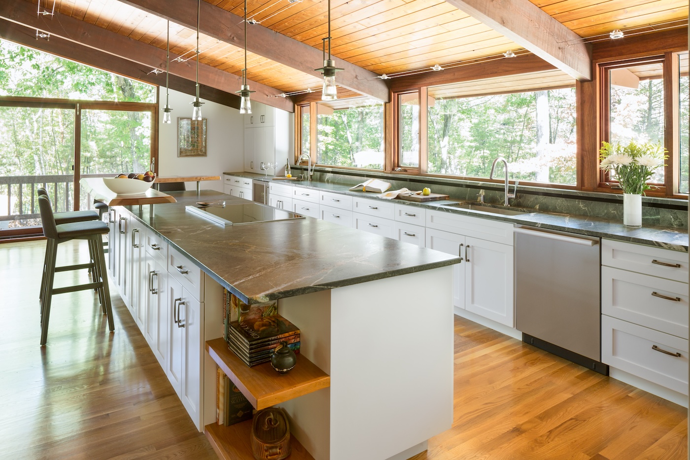 Kitchen Interior Design Wood Ceilings