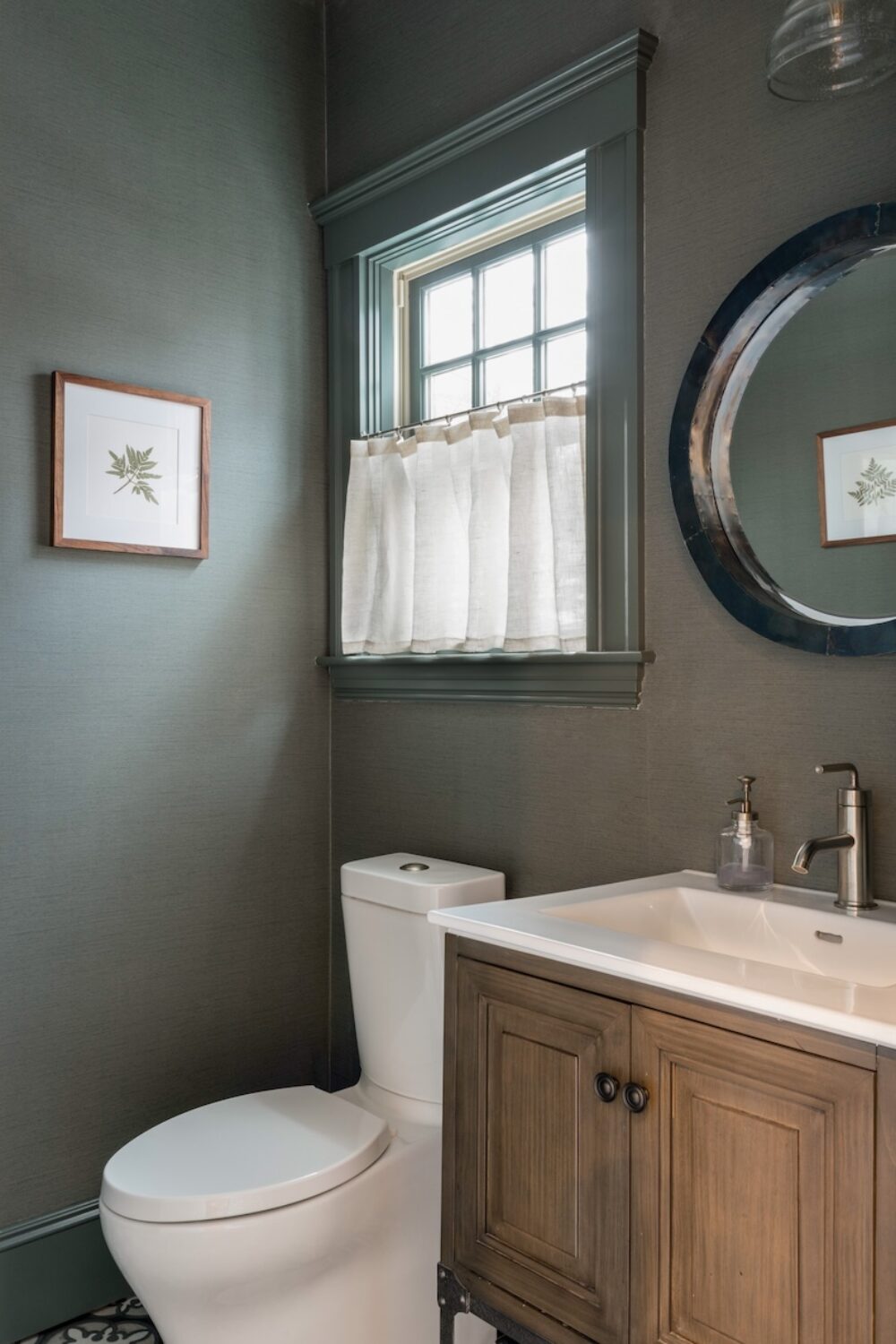 Powder Room Interior Design Arlington Ma