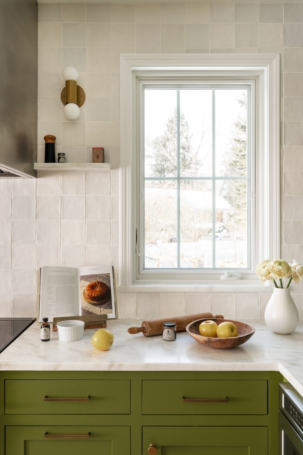 Hammond Design Green Kitchen Design